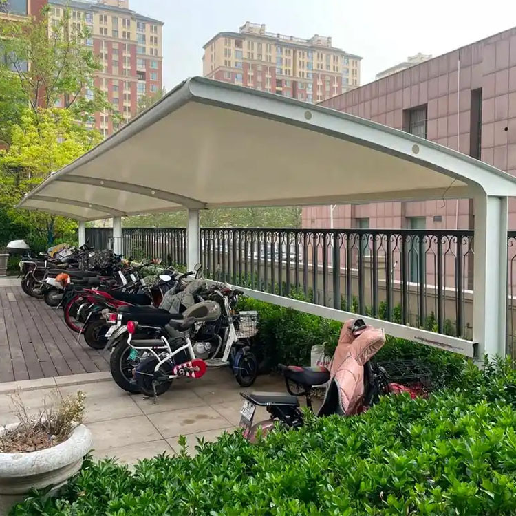 驻马店膜结构电动车棚